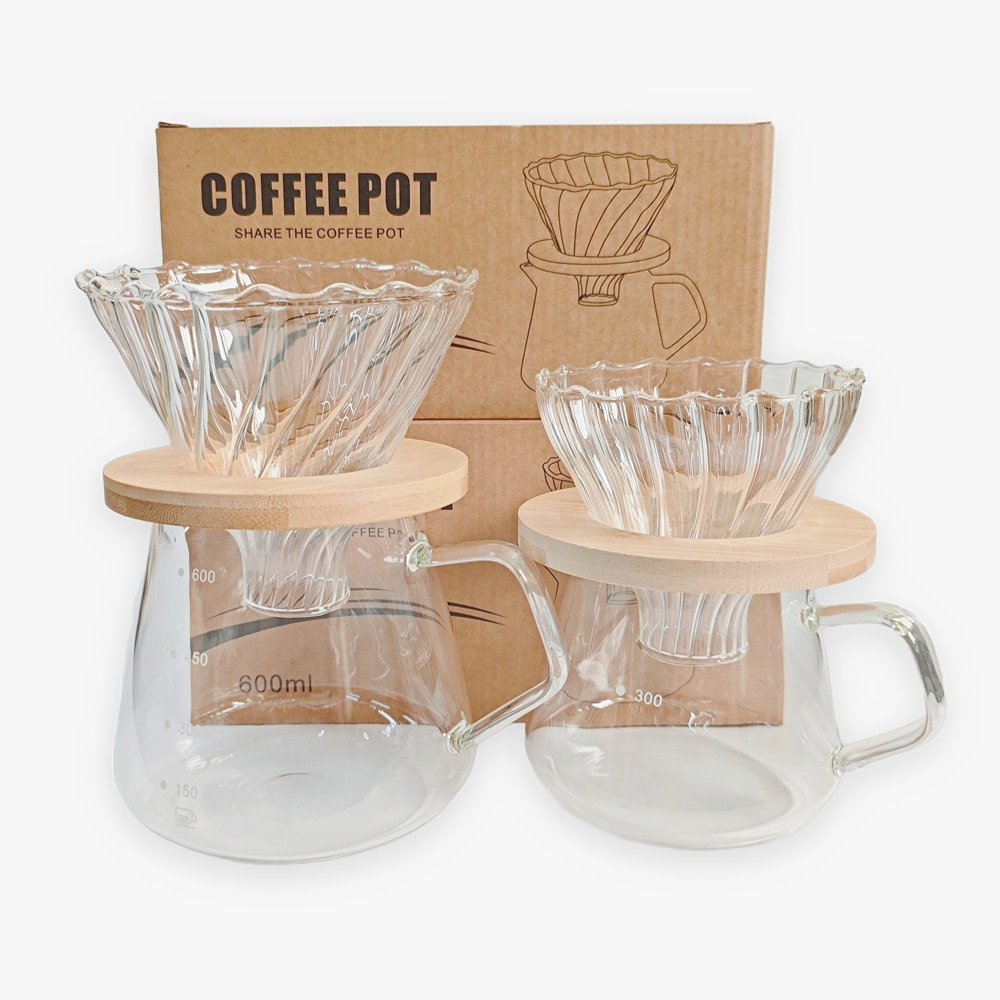 Coffee Equipment Pour Over - Punana Set pembuat kopi Tuang 600ml,