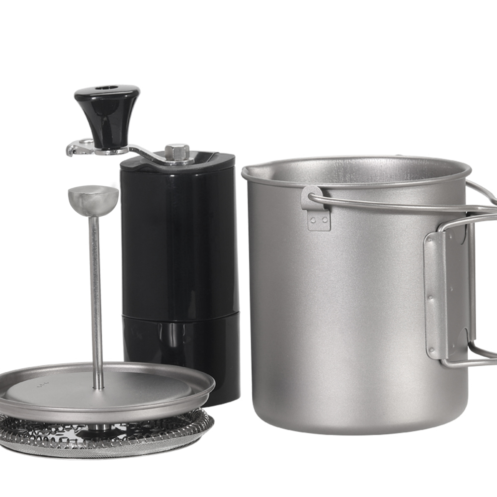 Lixada cangkir kopi Titanium 7 - Outdoor Coffee Equipment ulasan dan harga