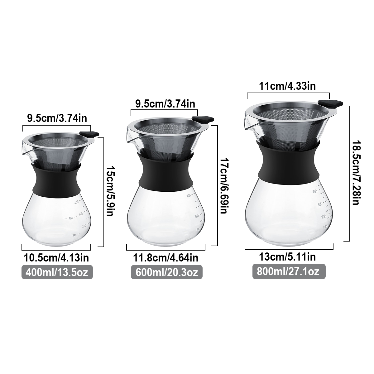 Pembuat Kopi Tuang Leeseph Gla - Coffee Equipment Pour Over ulasan dan harga