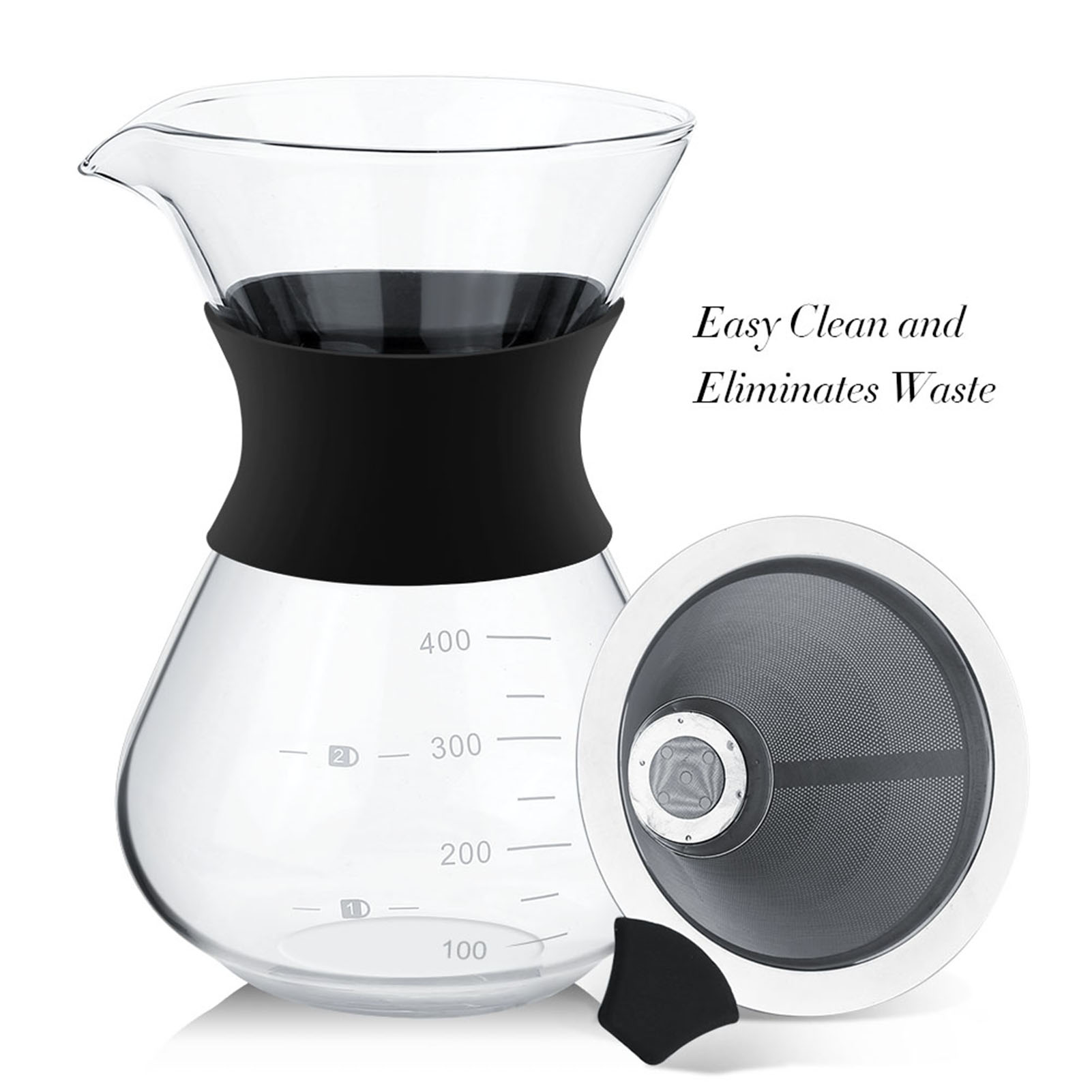 Pembuat kopi Tuang Manual 400m - Coffee Equipment Pour Over ulasan dan harga