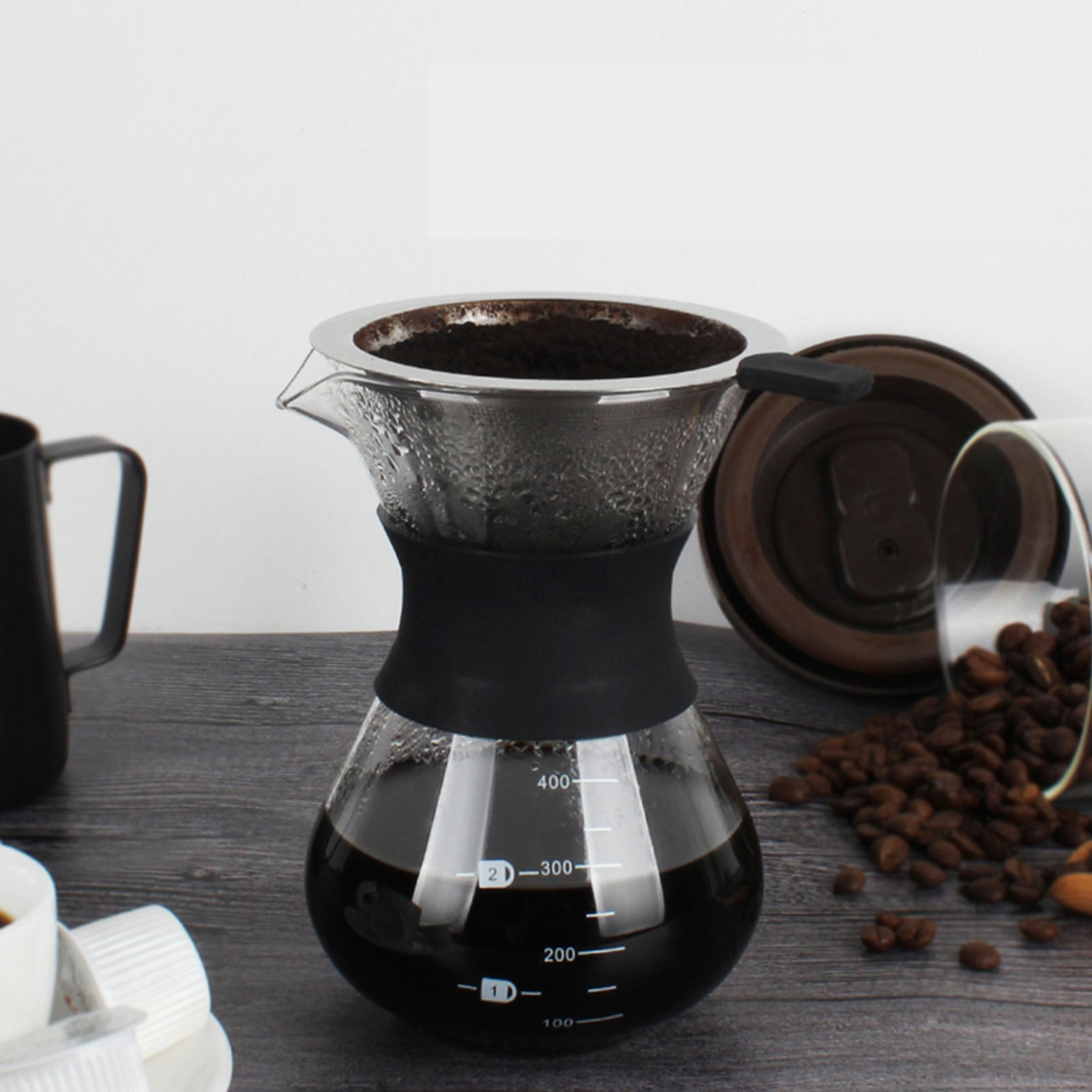 Pembuat kopi Tuang Manual 400m - Coffee Equipment Pour Over ulasan dan harga