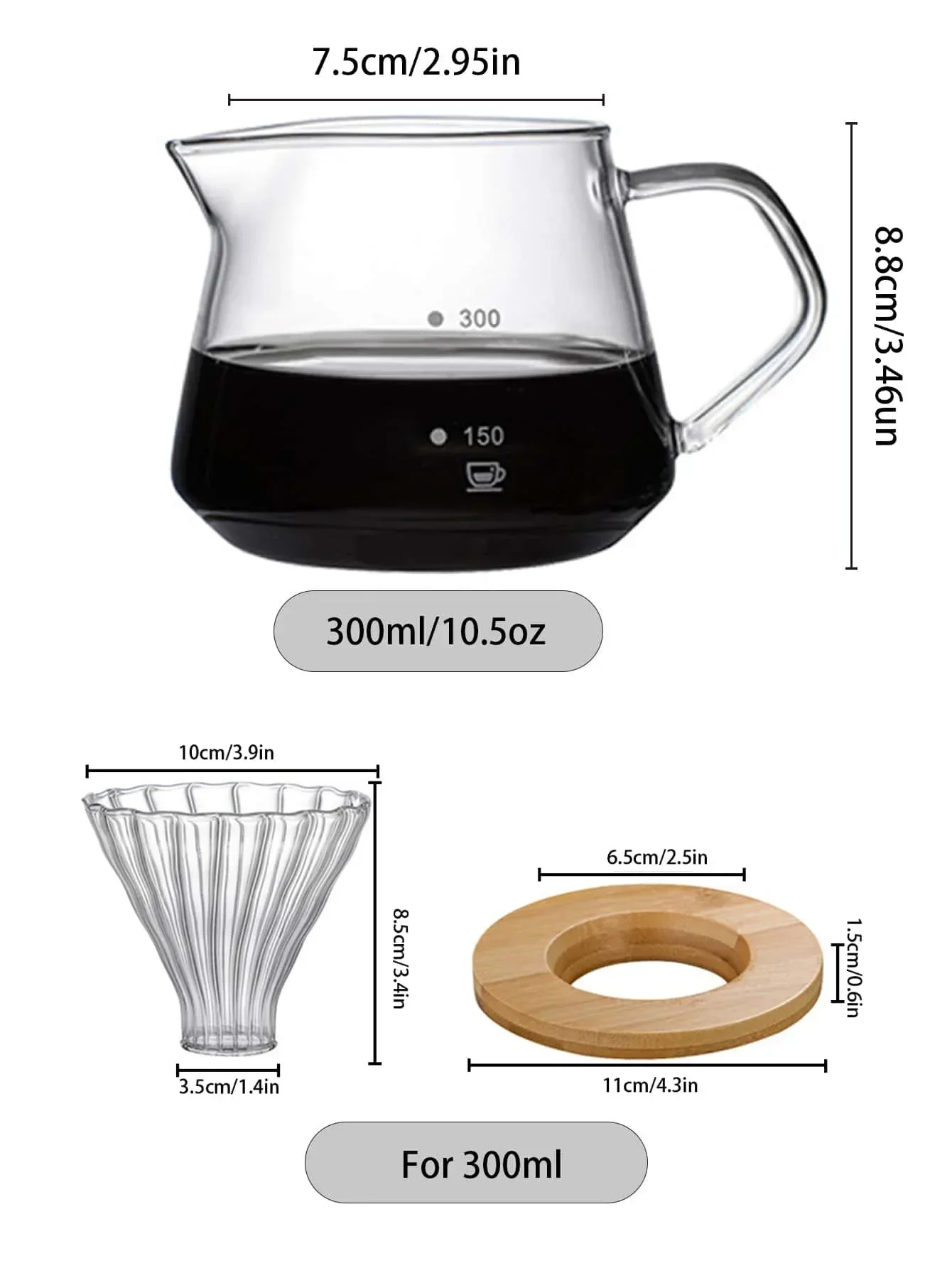 Punana Set pembuat kopi Tuang  - Coffee Equipment Pour Over ulasan dan harga