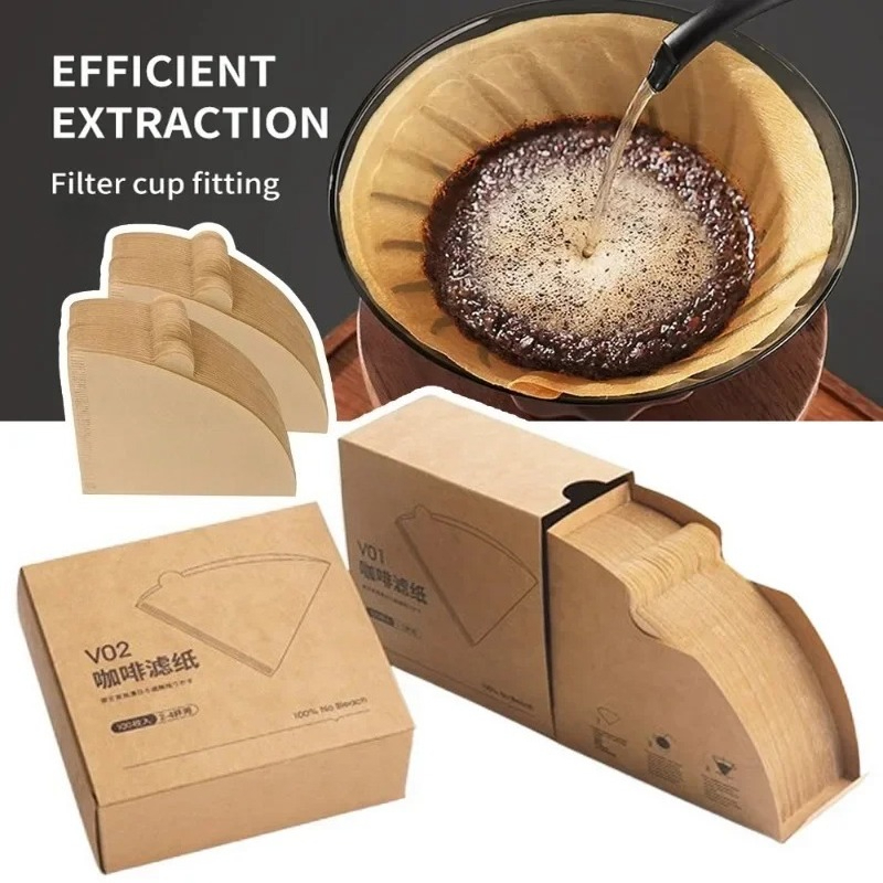 Filter Kerucut Wood Pulp 02 un - Coffee Equipment Cleaner ulasan dan harga